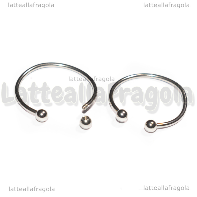 Base Anello regolabile in Acciaio Inox sfere svitabili
