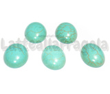 Cabochon Ovale in Howlite 18x13mm