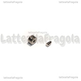 Coppia Ferma Filo a Perno in Acciaio Inox 2x3mm