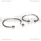 Base Anello regolabile in Acciaio Inox sfere svitabili