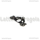 Ciondolo Carrozza di Cenerentola in Acciaio Inox 12x16.5x1mm
