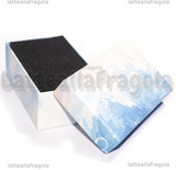Astuccio in Cartone rigido Fantasia Schizzi d'Arte 80x50x30mm
