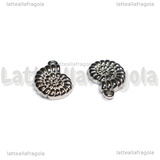 Ciondolo Conchiglia Nautilus in Acciaio Inox 13.5x9.5x2mm