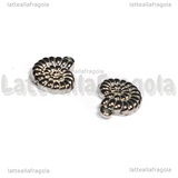 Ciondolo Conchiglia Nautilus in Acciaio Inox 13.5x9.5x2mm