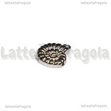 Ciondolo Conchiglia Nautilus in Acciaio Inox 13.5x9.5x2mm