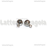 Portapendente in Acciaio Inox interno in silicone 7x5mm